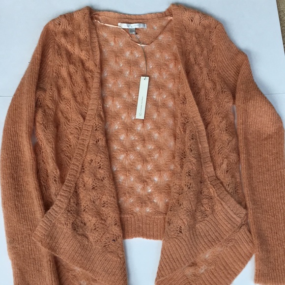 🎉 Host Pick 🎉 Lauren Conrad Pointelle Flyaway Cardigan - Size S - NWT - Picture 4 of 6